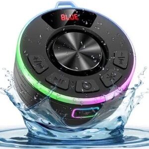 Waterproof Bluetooth Speaker with LED Lights